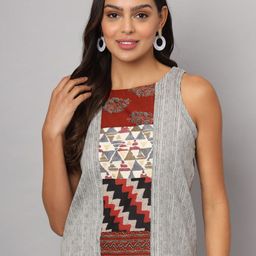 JAPER KURTI Striped Cotton Top-image-40