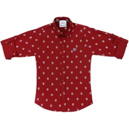 MashUp Boys Classic Polka Dot Opaque Casual Shirt-picture-5