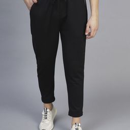 Metronaut Men Textured Dry Fit Mid-Rise Track Pants-picture-40