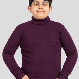 YHA Boys Turtle Neck Sweater Vest-image-84