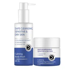 DERMISTRY Calming Body Wash - 200 ml With Calming Soothening Cream - 50 ml-6