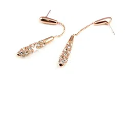 styledose 925 Sterling Silver American Diamond Studded Waterdrop Drop Earrings-picture-33