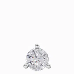 Sparkles Lab Grown Diamond 0.08 Carat Round Shape 3 Prong Solitaire Diamond Nose Pin 14K-image-91