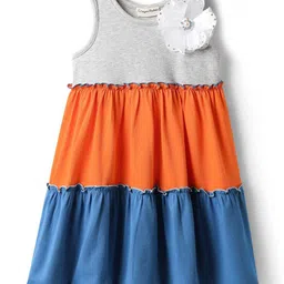 CrayonFlakes Print A-Line Dress-picture-16
