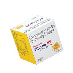 PHARMAZAIN LIFE SCIENCES Vitamin-D3 Softgel Capsules - 100 Capsules-0
