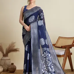 Pandadi Saree Floral Printed Sarees-picture-4