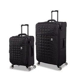 IT luggage Reptilian Black Set of 2 Trolley Bag-35