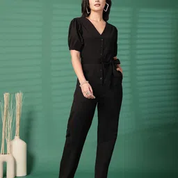 Fuchsia Basic Jumpsuit-picture-0