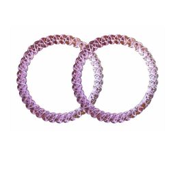 HALLO Pink Plastic Bangle-15