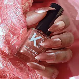 KINDED Metallic Long Lasting Nail Paint - 9 ml - Chrome Rose Gold 53-18