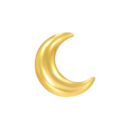 BHIMA 22K BIS Hallmark 916 Purity Yellow Gold Moonlit Curve Gold Stud Earring-image-68