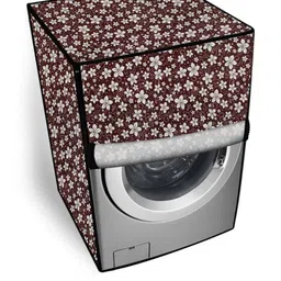 The Furnishing Tree PVC Washing Machine Cover Fully-Automatic Front Loading Compatible for IFB, 7 K-image-65