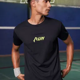 Fit Monkey Men Typography Dri-FIT T-shirt-image-82