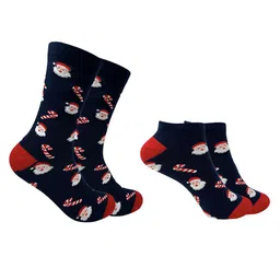 Mint & Oak Unisex Pack Of 2 Patterned Socks-image-45