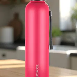 BOROSIL Red Stainless Steel Solid Water Bottle-14