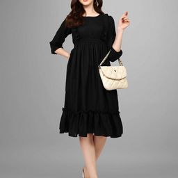 Raiyani Enterprise Women Fit & Flare Dress-picture-35