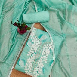 Rangtulika Ethnics Floral Embroidered Unstitched Dress Material-picture-42