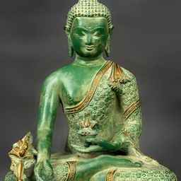 Exotic India Green Buddha Figurine Showpiece-image-94