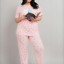 FITIN OUTFIT Women Pure Cotton Nightdress-picture-18