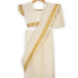 LITTLE GINNIE Silk Blend Kanjeevaram Saree-52
