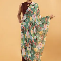 MODARTA Women Floral Printed Shawl-image-64