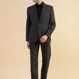Givo Men Single-Breasted Two-Piece Formal Suit-image-15