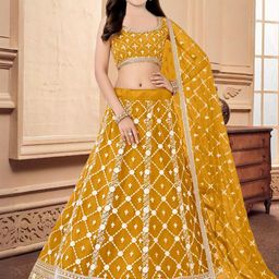 F Plus Fashion Multi Net Lehenga Choli-picture-10