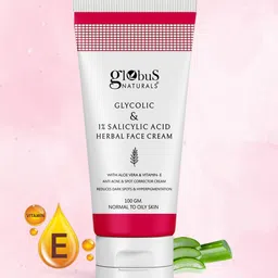 Globus naturals Glycolic & 1% Salicylic Acid Herbal Face Cream - 100g-24