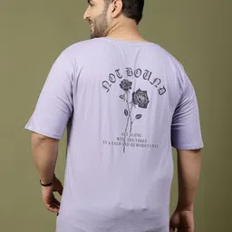 Rigo Men Floral Printed Oversized Plus Size T-shirt-image-68