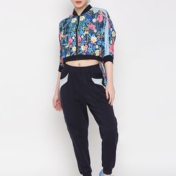 Tuna London Women Cotton Mid-Rise Joggers-image-94