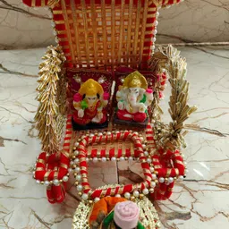 Sellplus Red Singhasan FestiveDecor-picture-27