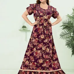 Soulemo Printed Maxi Nightdress-picture-39