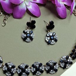 VATSALYA creation Women Black Jewellery Set-image-93