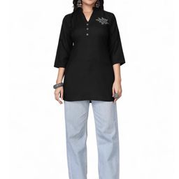 Fabtown Women Solid Tunic-image-21