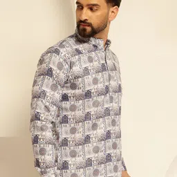 SOJANYA Men Ethnic Motifs Printed Kurta-picture-17