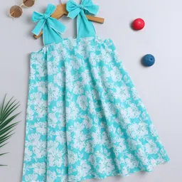 The Magic Wand Floral Print A-Line Dress-image-55