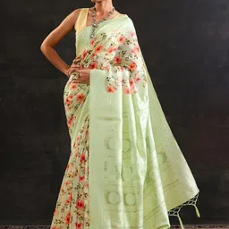 Libas Floral Zari Saree-picture-32