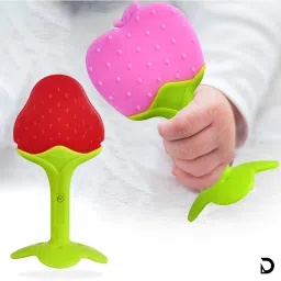 dakos Fruits Shape Teethers for Baby, Baby Chew Toys & Mittens Teether image 5