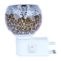Gojeeva White & Yellow Camphor Diffuser Glass With Switch image 2