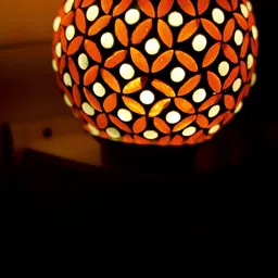 Gojeeva 4 Pcs White & Red Camphor Diffuser Glass With Switch image 3