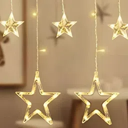 SPARK WORLD Yellow Star Shape String Lights image 2
