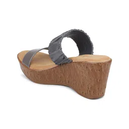 Inc 5 Textured Open Toe Wedge Heels image 3