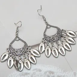 Creative Frogs Silver Alloy Earrings-29