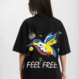RAYACLOSET Women Printed Applique T-shirt-image-38