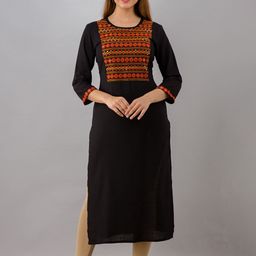 KALINI Women Floral Embroidered Kurta-picture-23