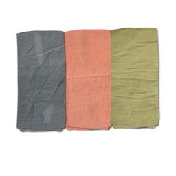 GRAZIO Infants Pack of 3 Natural Dyed Muslin Swaddles-image-99