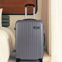 Luggero Textured Hard-Sided Cabin Trolley Bag-34