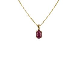 GenZcomplex Gold-Plated Ruby Bronze Pendant-36