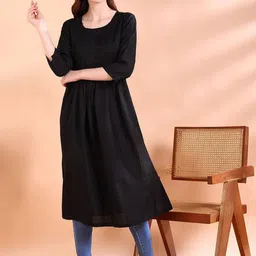 CORSICA Women Solid Straight Kurta-image-23