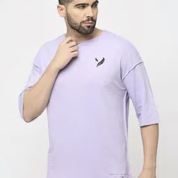 AMMARZO Men Solid Round Neck Cotton T-shirt-picture-47